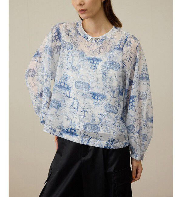 ROPE「トワルドジュイキャミソールセットブラウス」|シャツ・ブラウス|