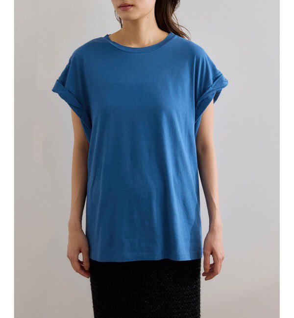 ROPE「ツイストフレンチスリーブTシャツ」|Tシャツ・カットソー|