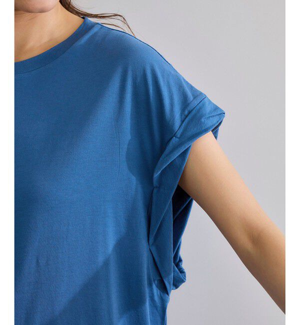 ROPE「ツイストフレンチスリーブTシャツ」|Tシャツ・カットソー|
