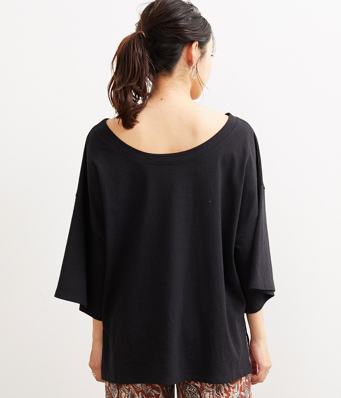 VIS「ボートネックビッグシルエットTシャツ」|Tシャツ・カットソー|