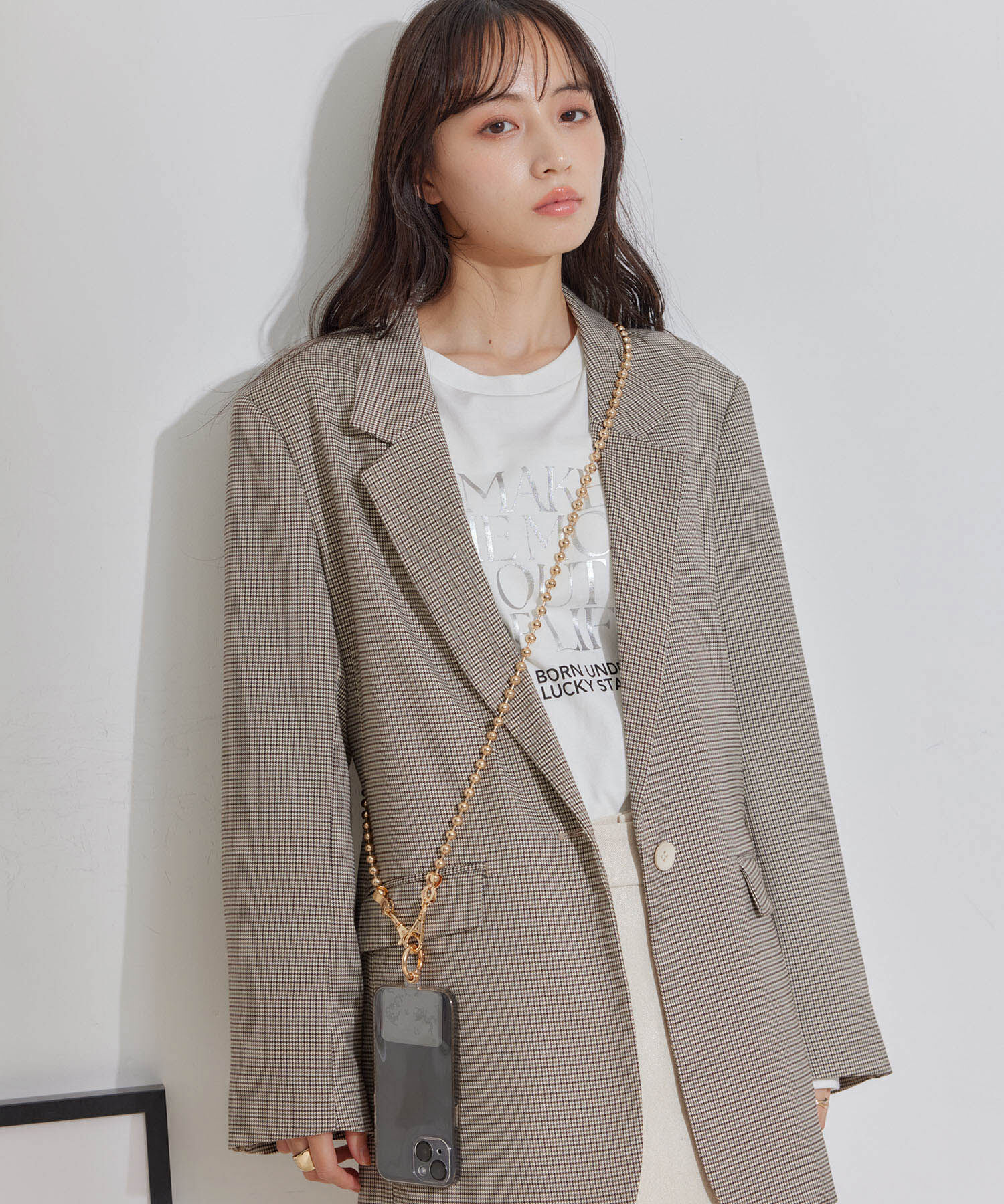 VIS「オーバーサイズシングルジャケット」|テーラードジャケット|