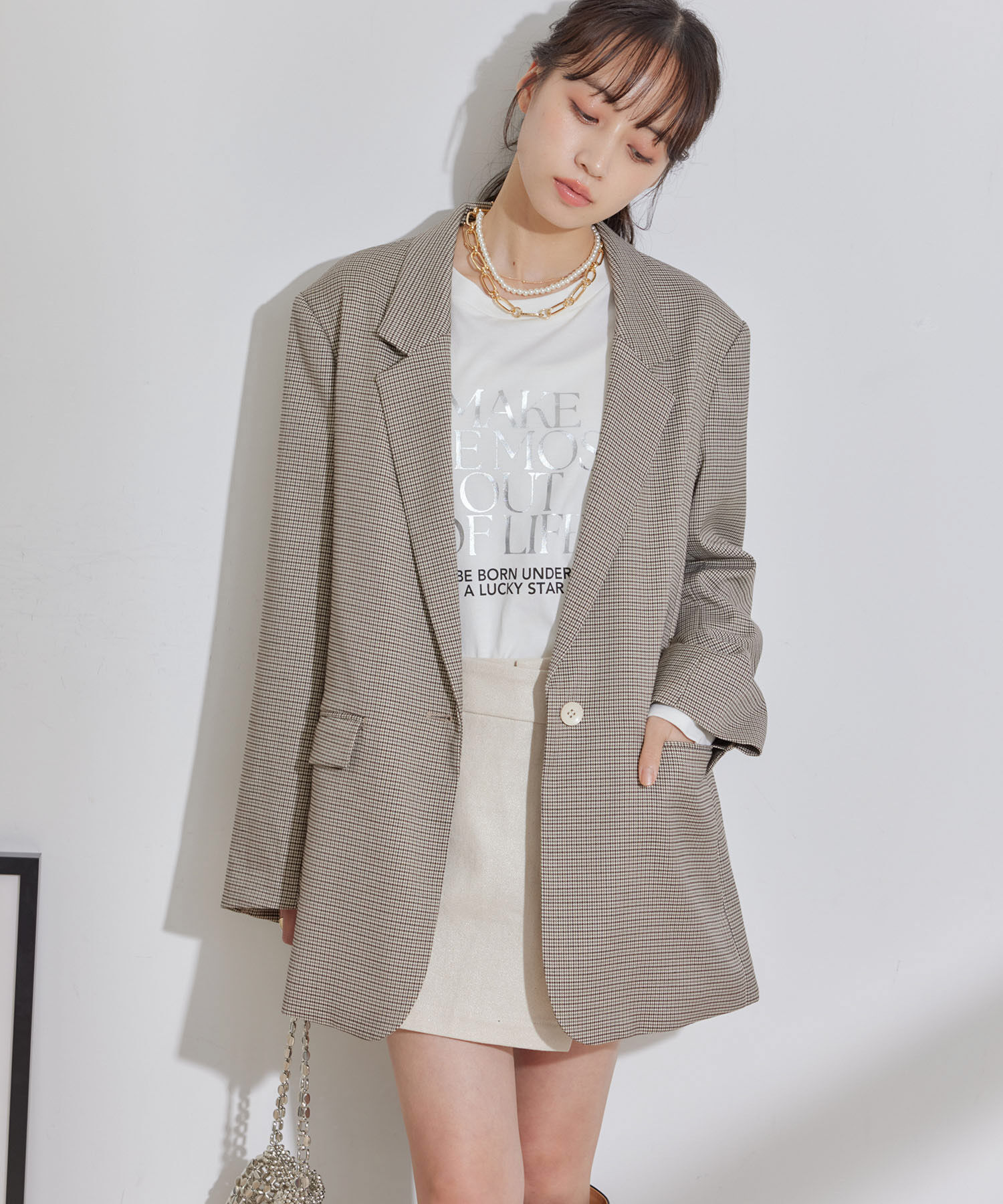 VIS「オーバーサイズシングルジャケット」|テーラードジャケット|