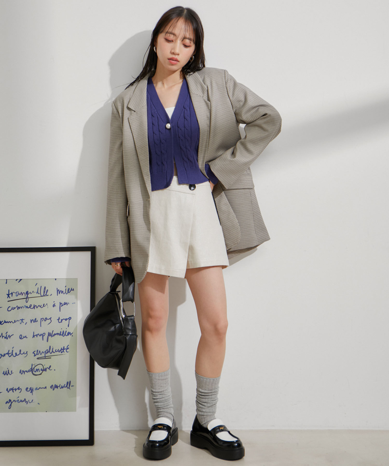 VIS「オーバーサイズシングルジャケット」|テーラードジャケット|