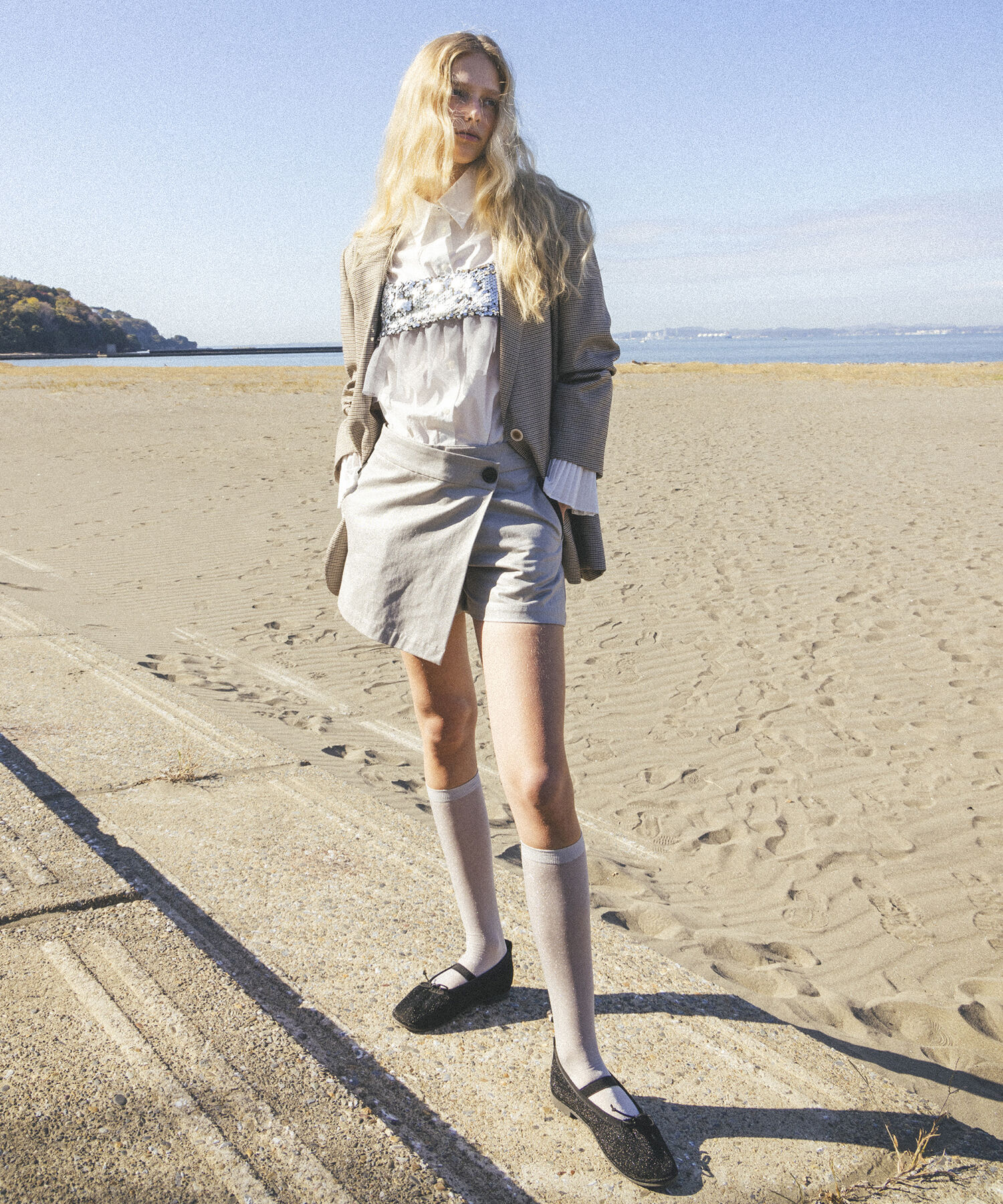 VIS「オーバーサイズシングルジャケット」|テーラードジャケット|