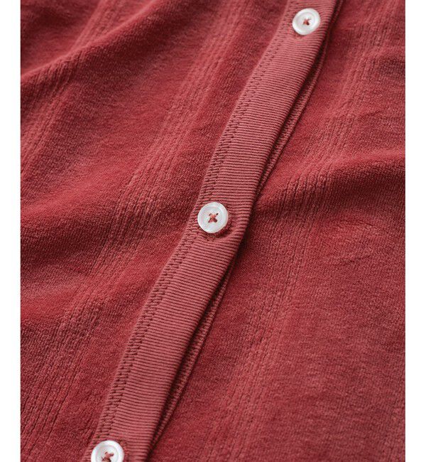 VIS「【Miller】VIS別注モデルベロアボタンアップカーディガン【洗える】」|カーディガン|