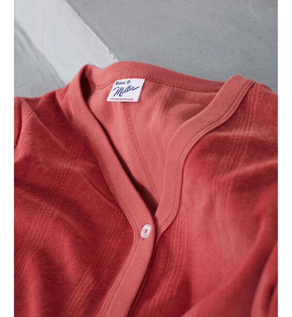 VIS「【Miller】VIS別注モデルベロアボタンアップカーディガン【洗える】」|カーディガン|