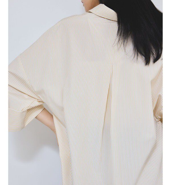 VIS「【WEB限定】スキッパーワイドスリーブシャツ/通勤対応」|シャツ・ブラウス|