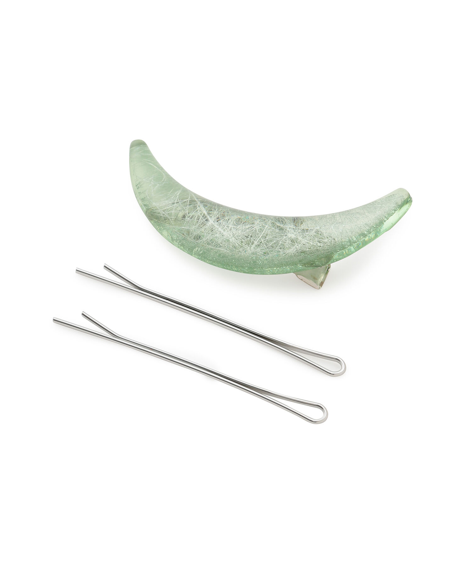 ROPE PICNIC PASSAGE「クリアカラームーンクリップセット」|その他|ライトグリーン(33)