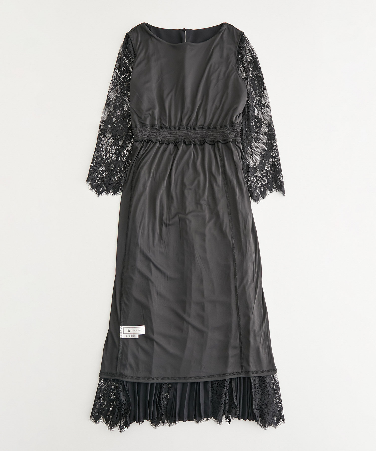 Rope&rsquo;Picnic「【一部店舗限定】【Mon E&rsquo;toile/モンエトワール】プリーツコンビレースDress」|ドレス|