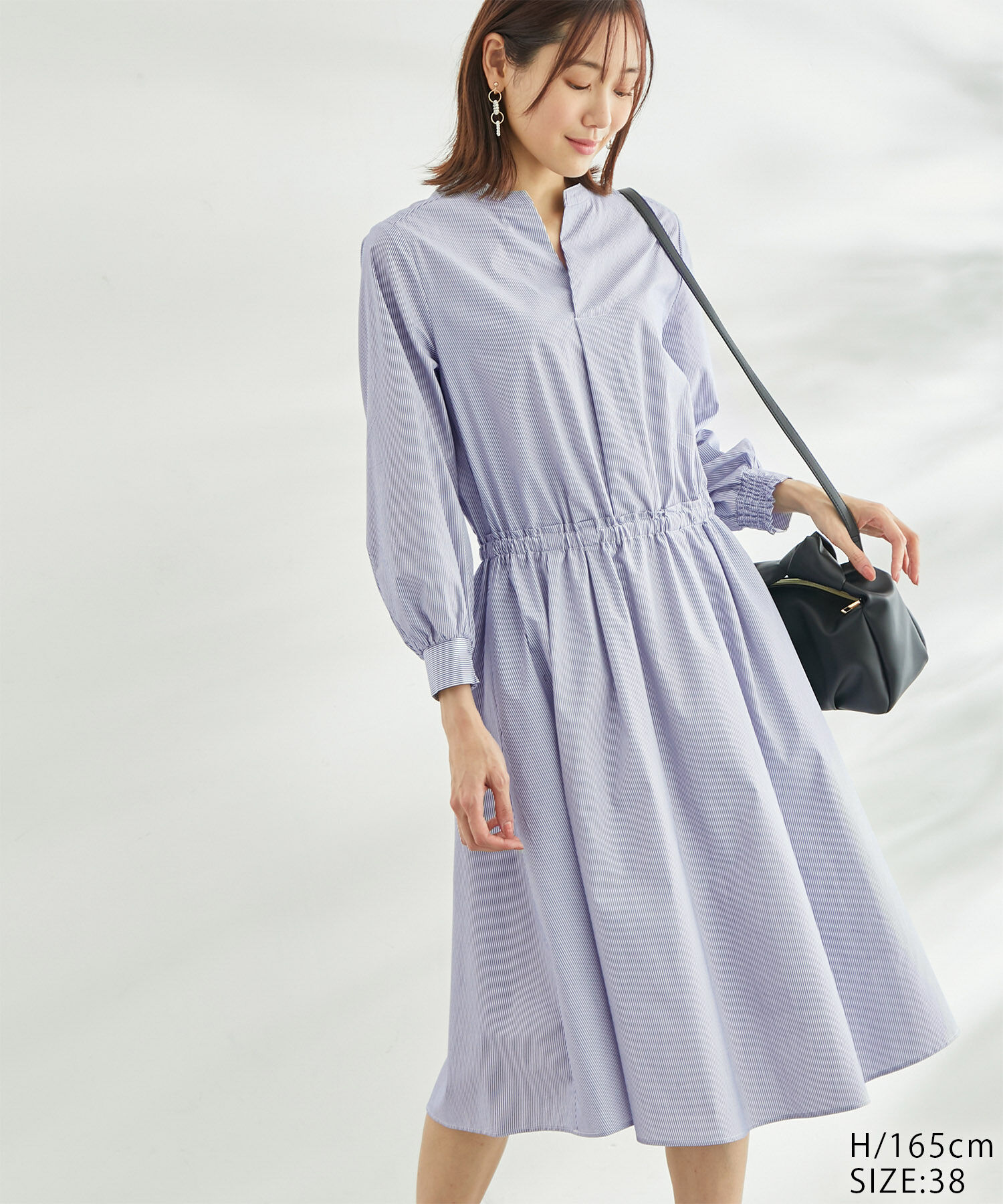 Rope&rsquo;Picnic「着丈が選べる/ストライプワンピース」|ワンピース|