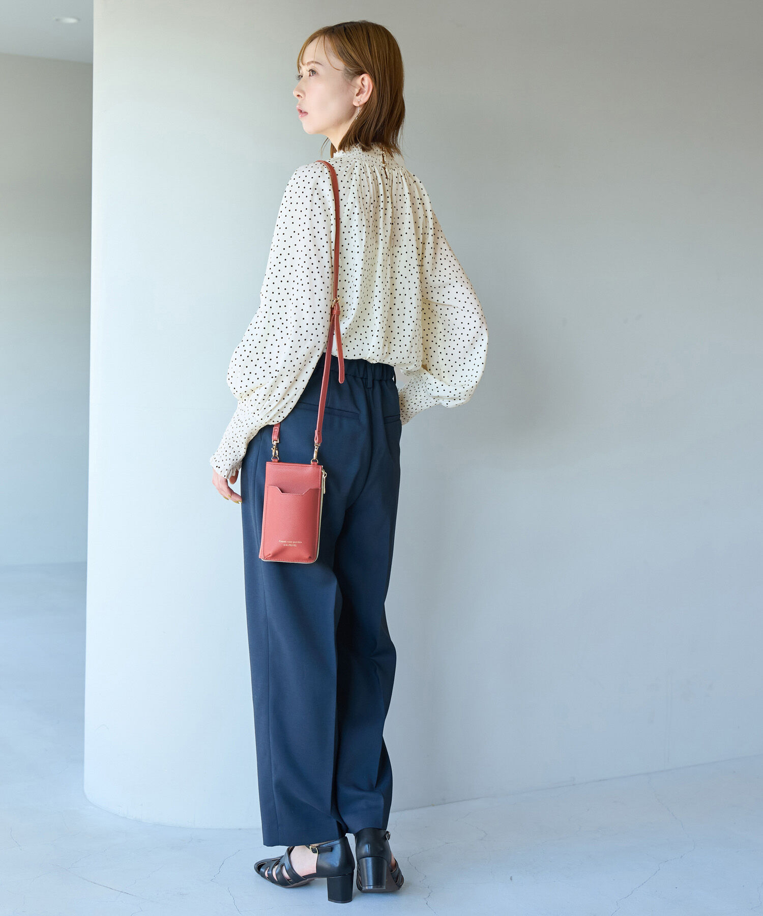 Rope&rsquo;Picnic「シャーリングフリルブラウス」|シャツ・ブラウス|