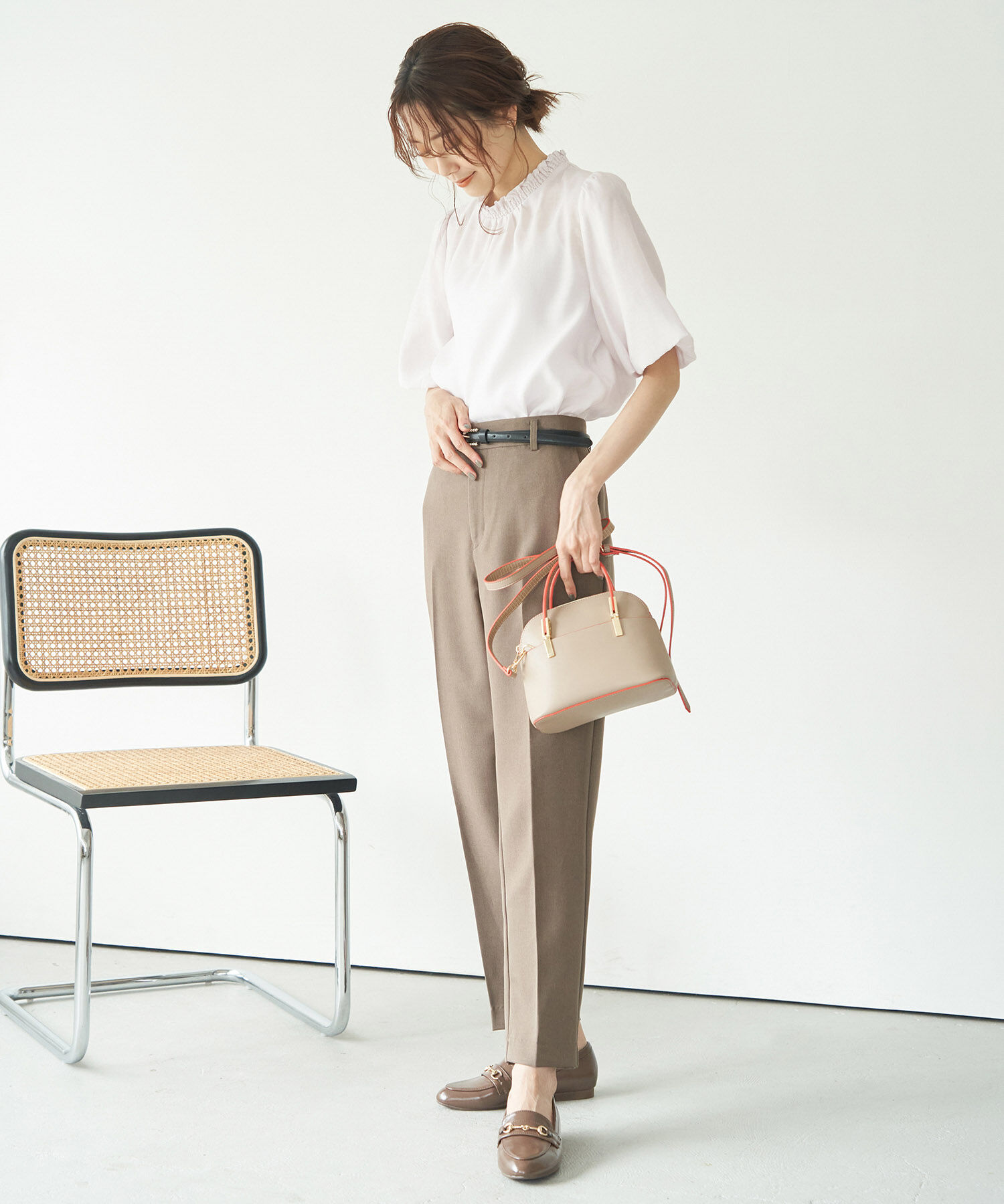 Rope&rsquo;Picnic「シアーシャーリングブラウス」|シャツ・ブラウス|