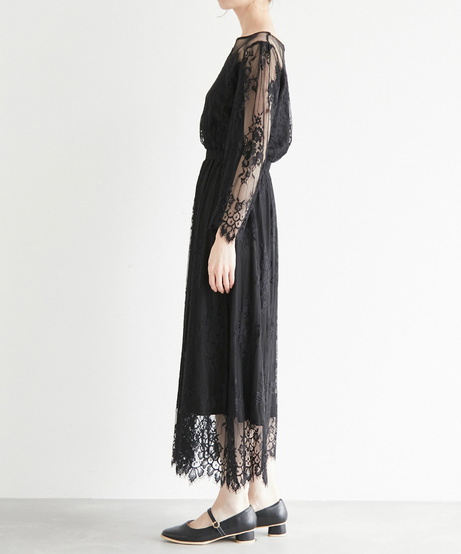 Rope&rsquo;Picnic「【Mon E&rsquo;toile/モンエトワール】【結婚式にも】レースDRESS」|ドレス|