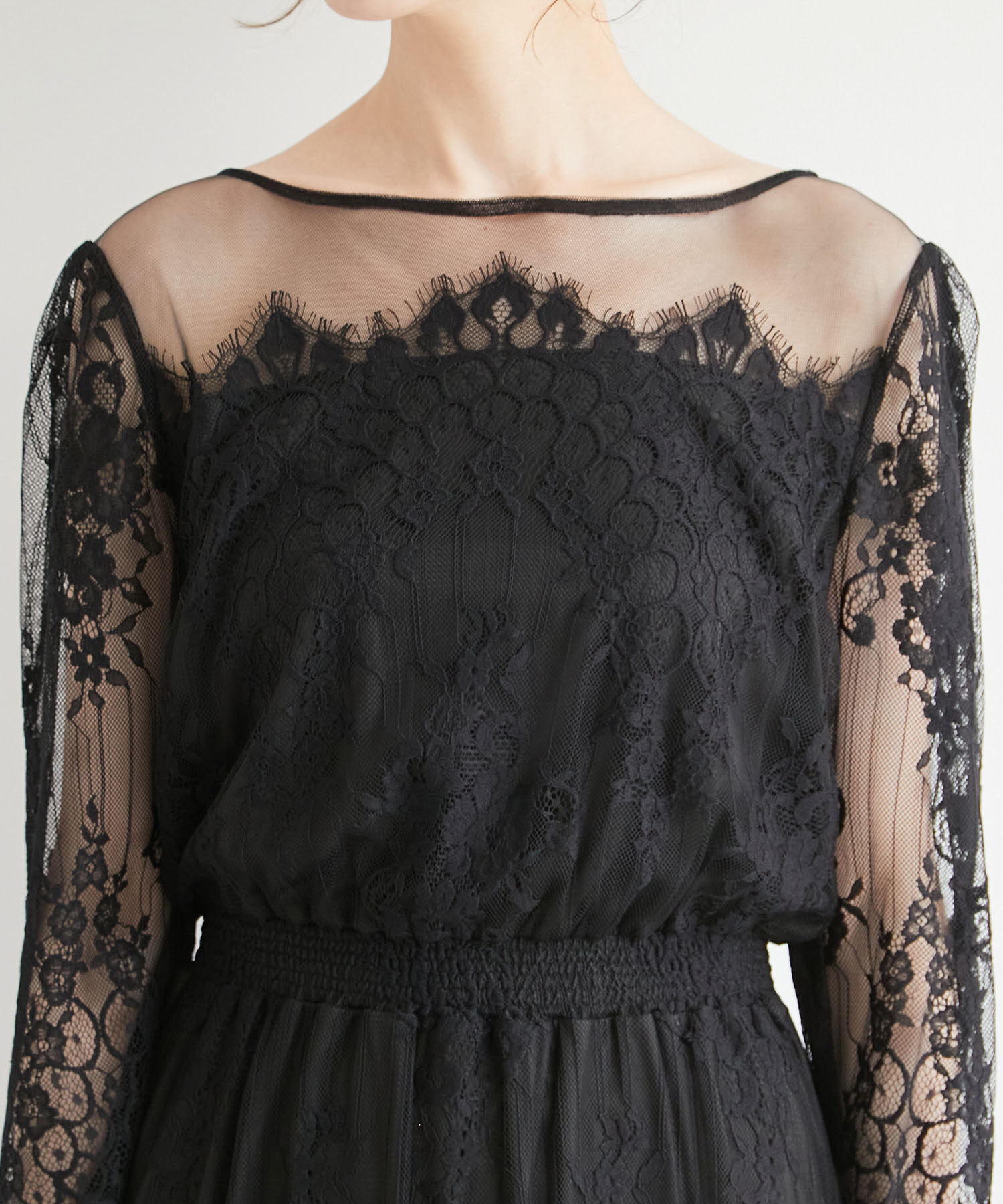 Rope&rsquo;Picnic「【Mon E&rsquo;toile/モンエトワール】【結婚式にも】レースDRESS」|ドレス|