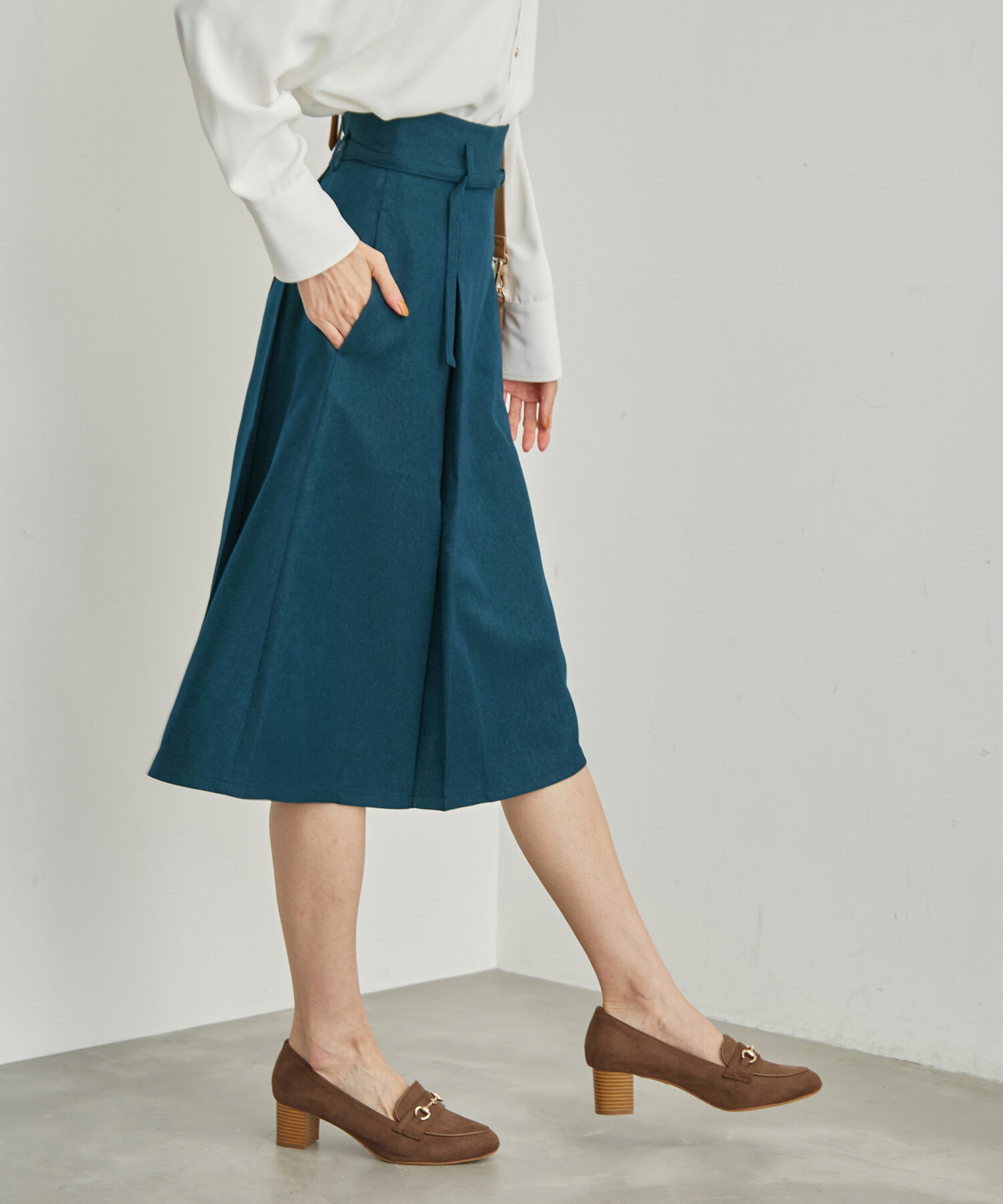 Rope&rsquo;Picnic「ラナテック/タックフレアスカート」|スカート|