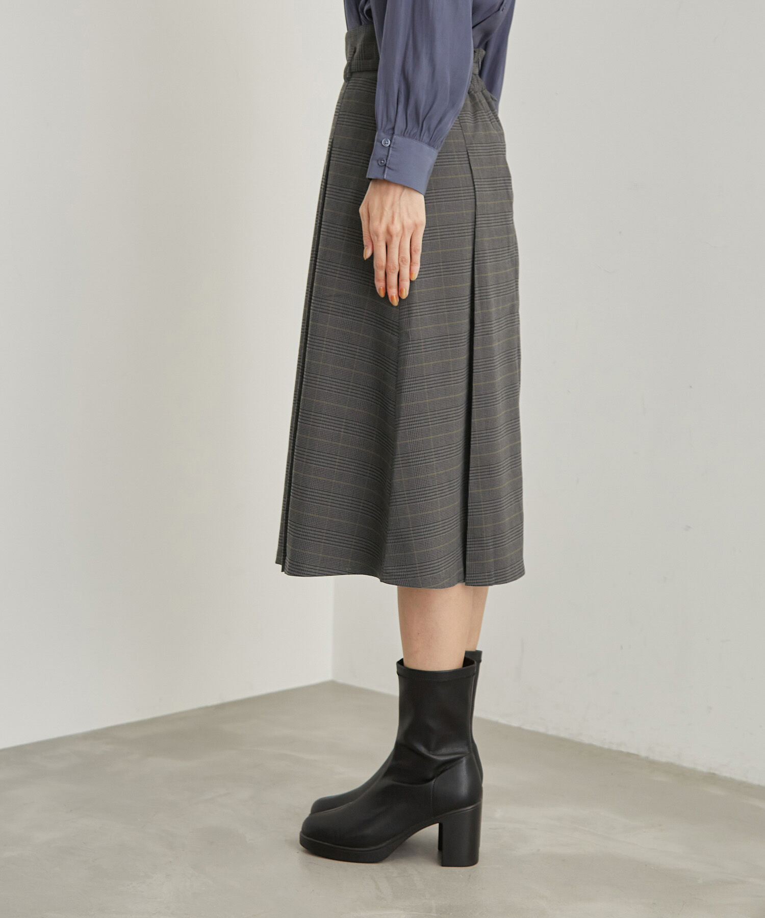 Rope&rsquo;Picnic「ラナテック/タックフレアスカート」|スカート|