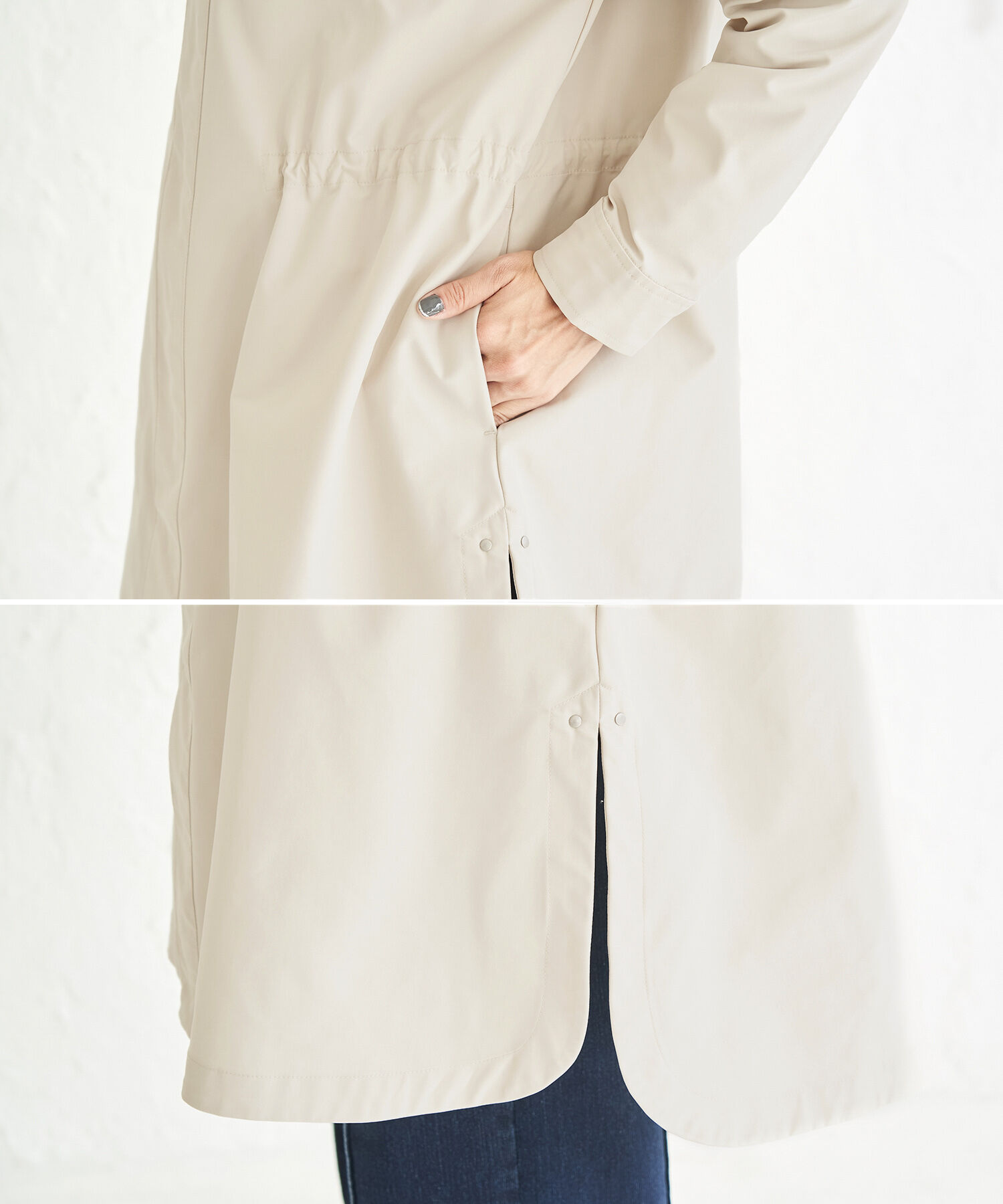 ROPE' PICNIC R「花粉ガード・撥水加工/ライナー取り外しサイドスリットモッズコート」|その他|