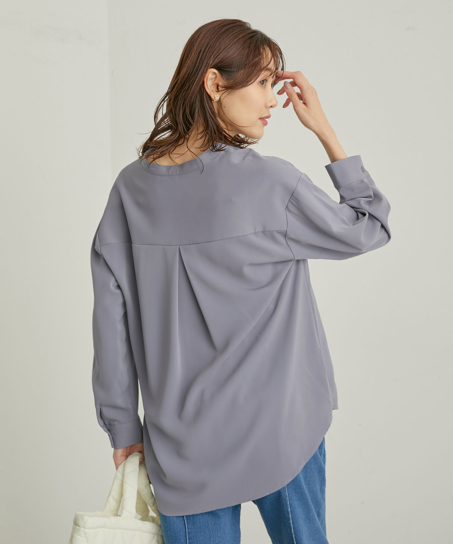 Rope&rsquo;Picnic「ENERGYシリーズ/スキッパーブラウス」|シャツ・ブラウス|