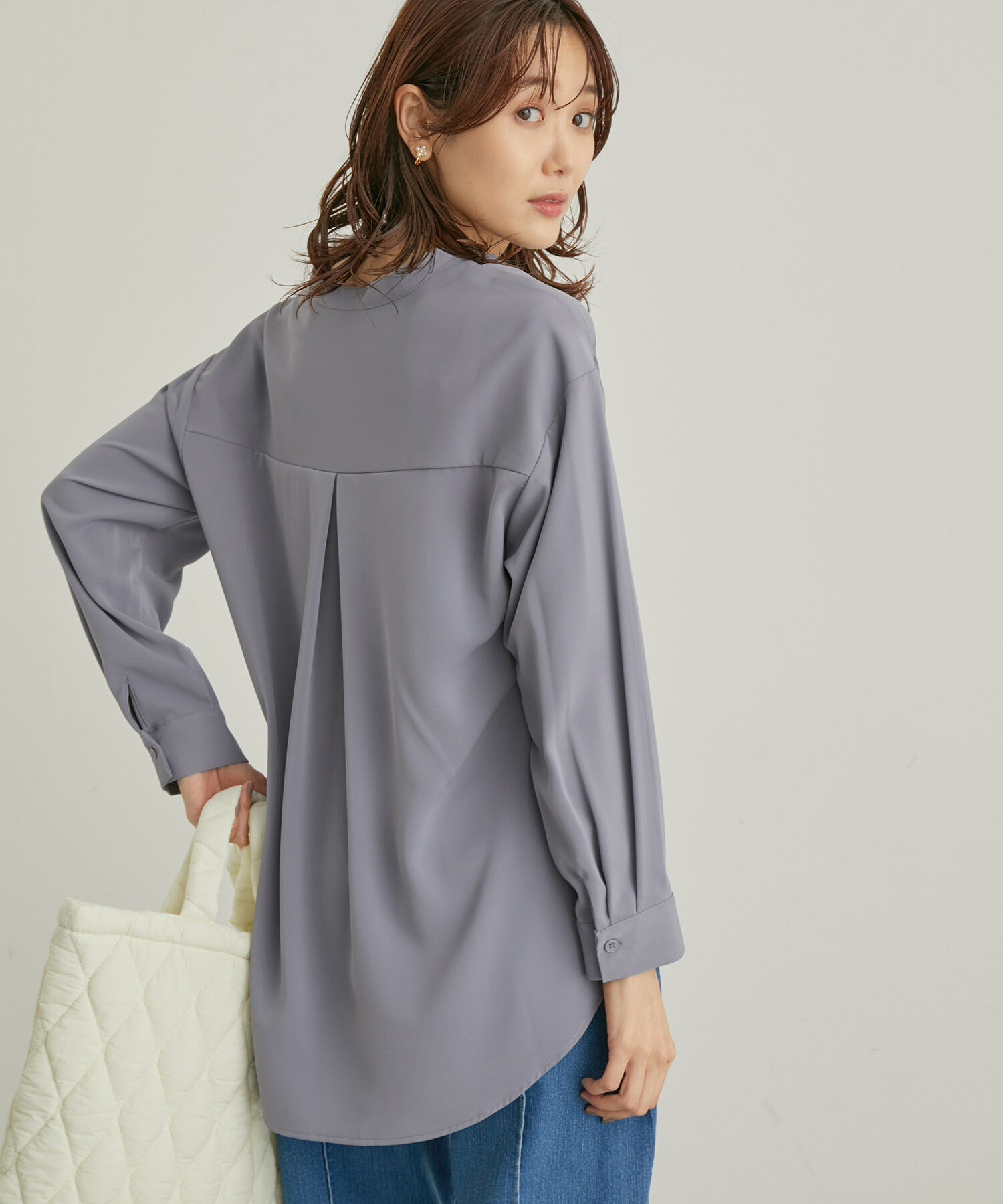 Rope&rsquo;Picnic「ENERGYシリーズ/スキッパーブラウス」|シャツ・ブラウス|