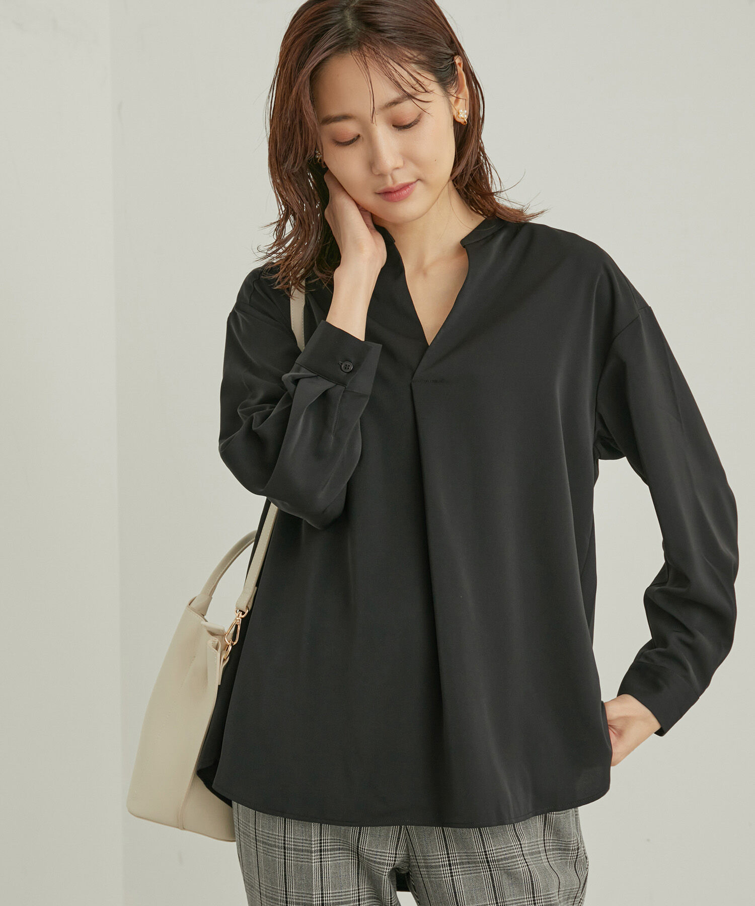 Rope&rsquo;Picnic「ENERGYシリーズ/スキッパーブラウス」|シャツ・ブラウス|