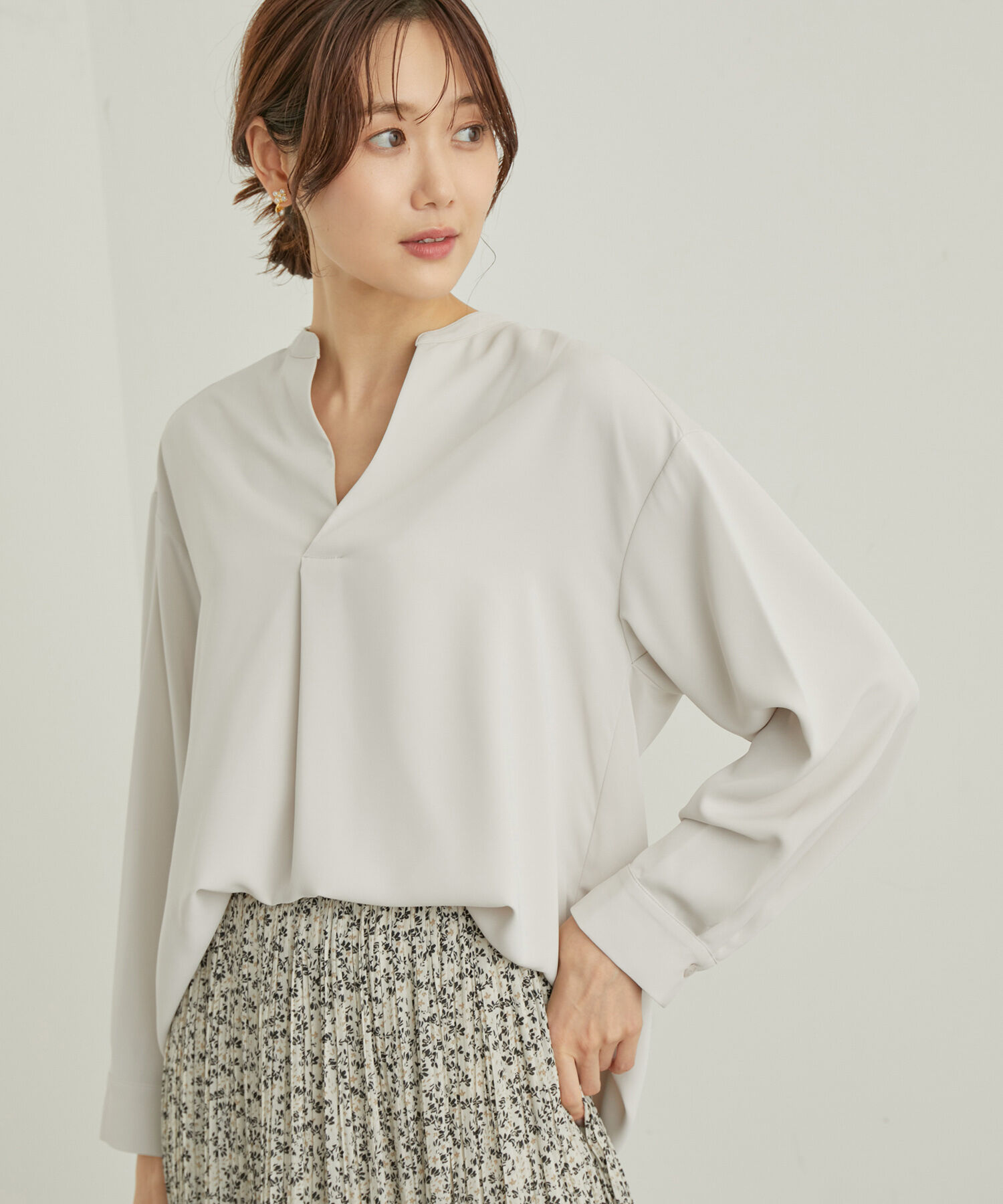 Rope&rsquo;Picnic「ENERGYシリーズ/スキッパーブラウス」|シャツ・ブラウス|