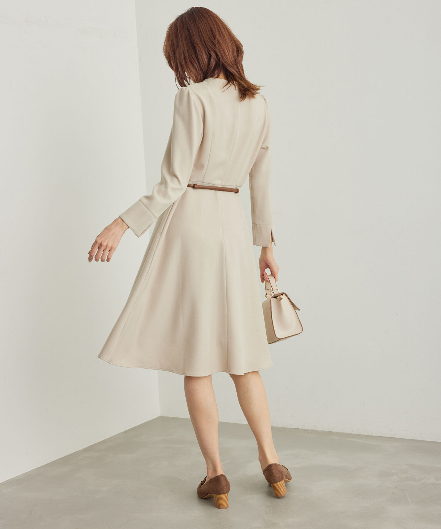 Rope&rsquo;Picnic「【WEB限定】ラナテック/フィット＆フレアワンピース」|ワンピース|