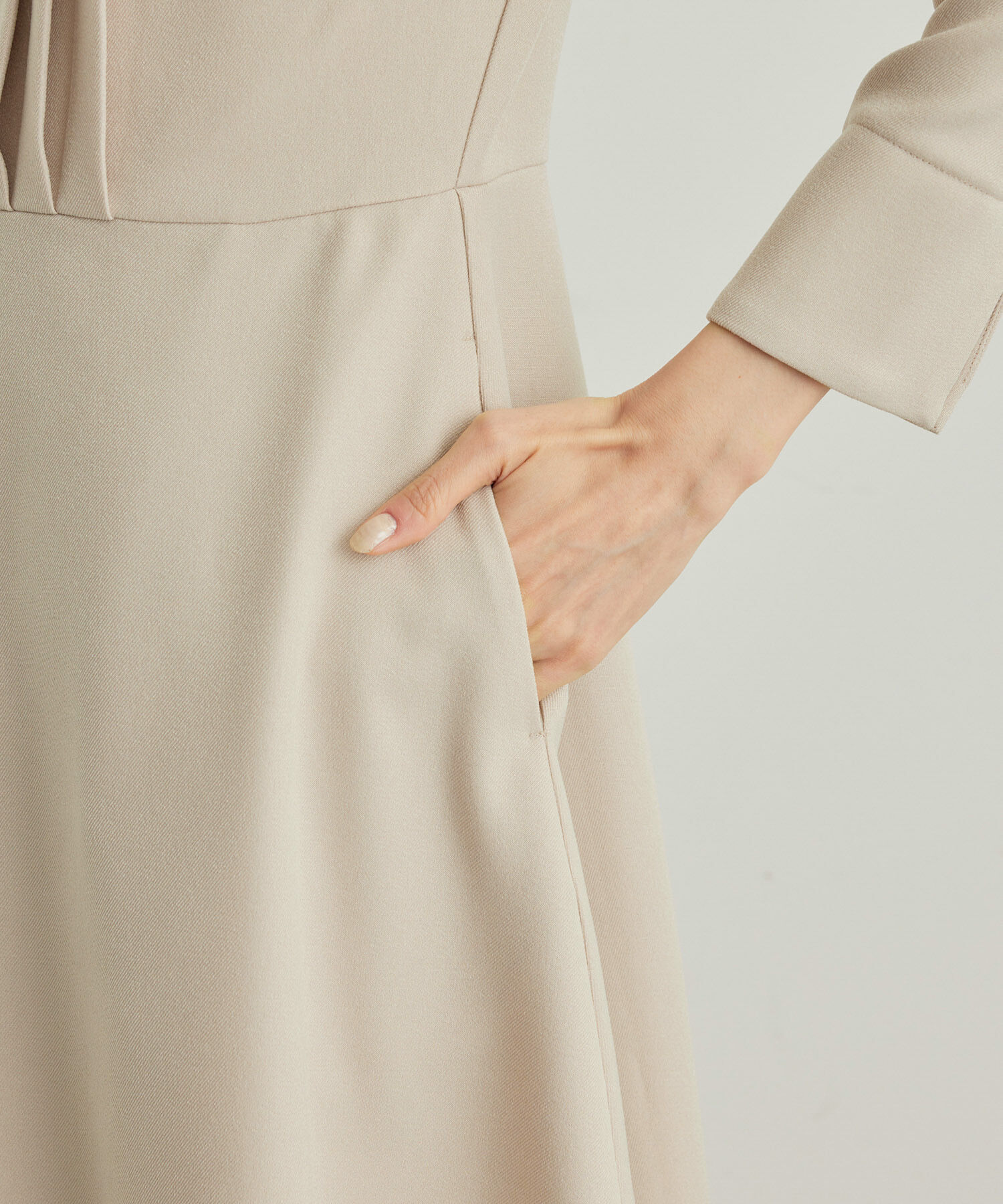 Rope&rsquo;Picnic「【WEB限定】ラナテック/フィット＆フレアワンピース」|ワンピース|