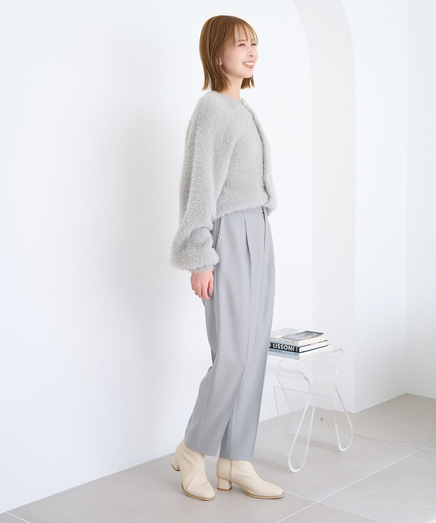 Rope&rsquo;Picnic「パールディティールパンツ/セットアップ対応」|その他|