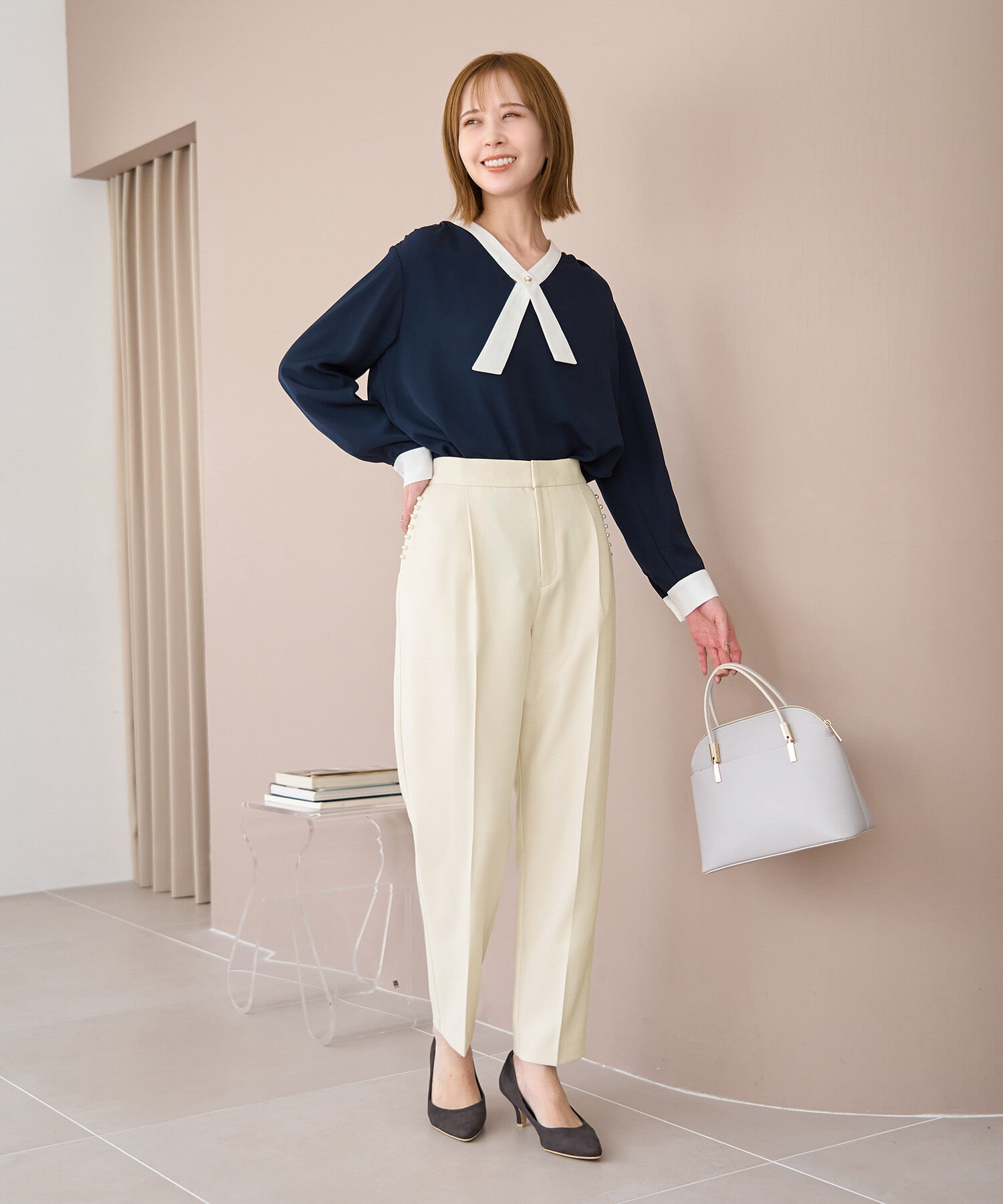 Rope&rsquo;Picnic「パールディティールパンツ/セットアップ対応」|その他|