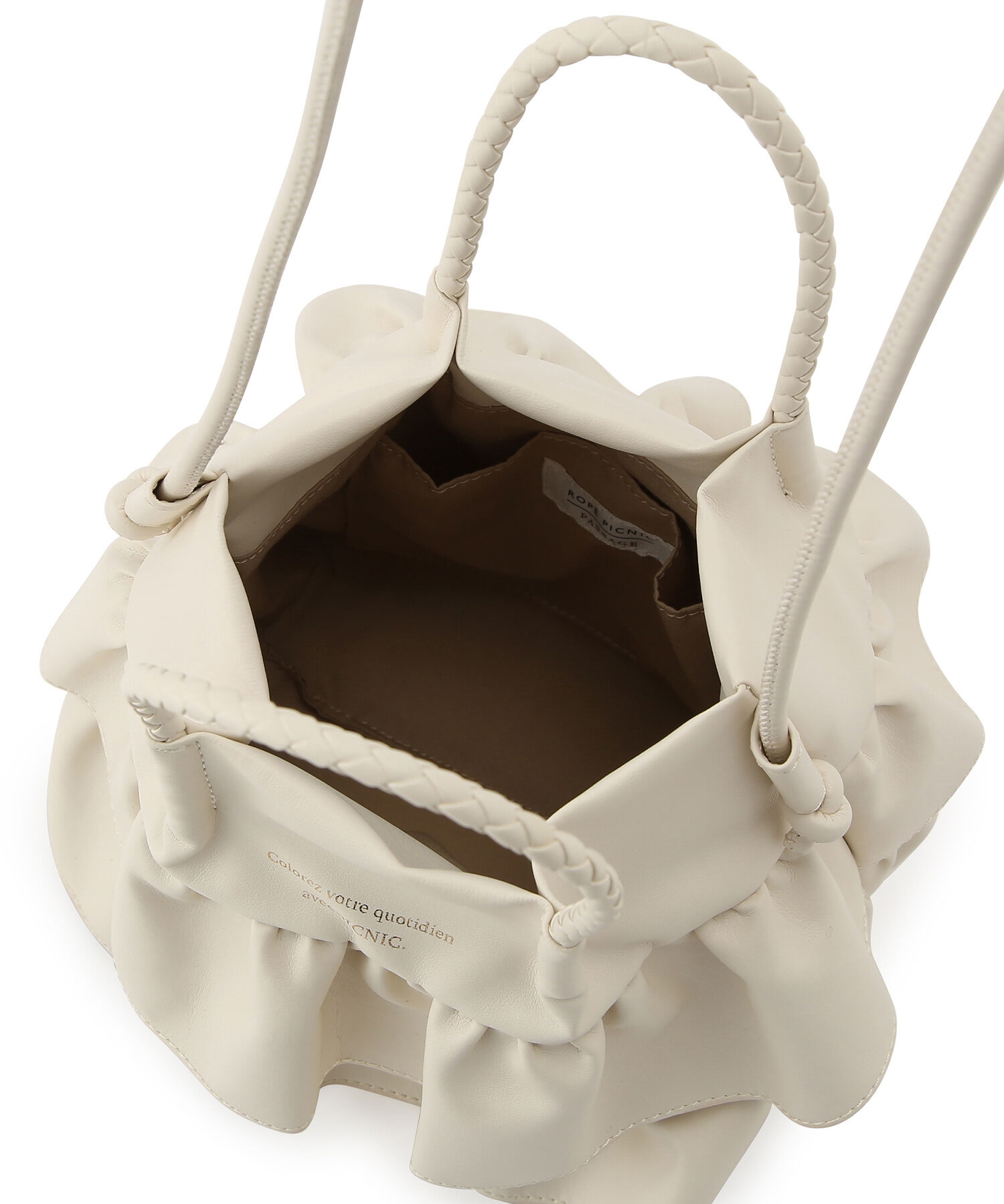 ROPE PICNIC PASSAGE「ダブルフリルメッシュハンドルミニショルダーバッグ」|ショルダー・メッセンジャー|