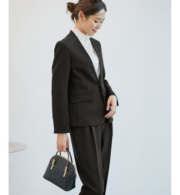 Rope&rsquo;Picnic「【一部店舗限定34-42サイズ】360&deg;ウルトラストレッチ/ノーラペルジャケット」|テーラードジャケット|