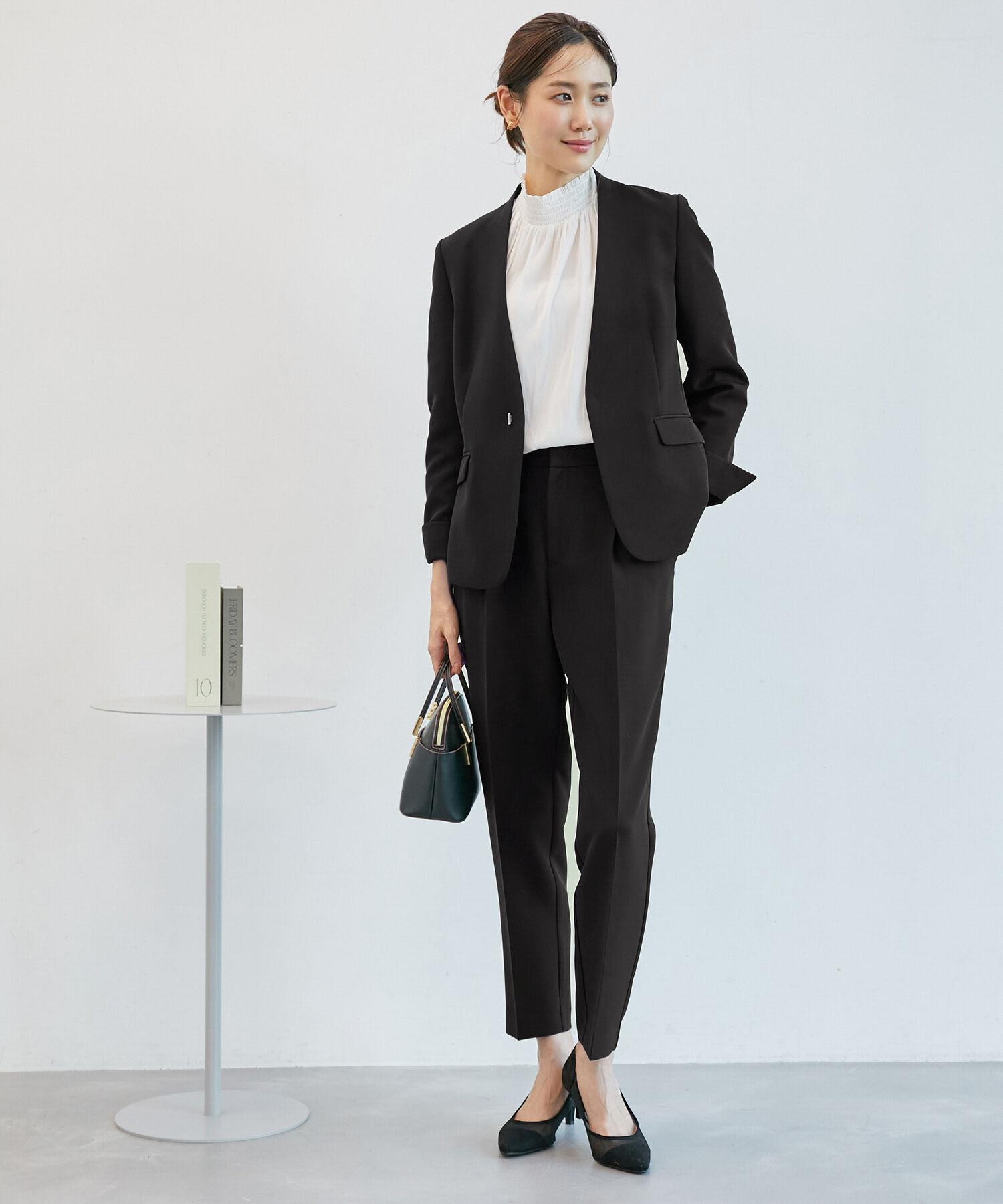 Rope&rsquo;Picnic「【一部店舗限定34-42サイズ】360&deg;ウルトラストレッチ/ノーラペルジャケット」|テーラードジャケット|