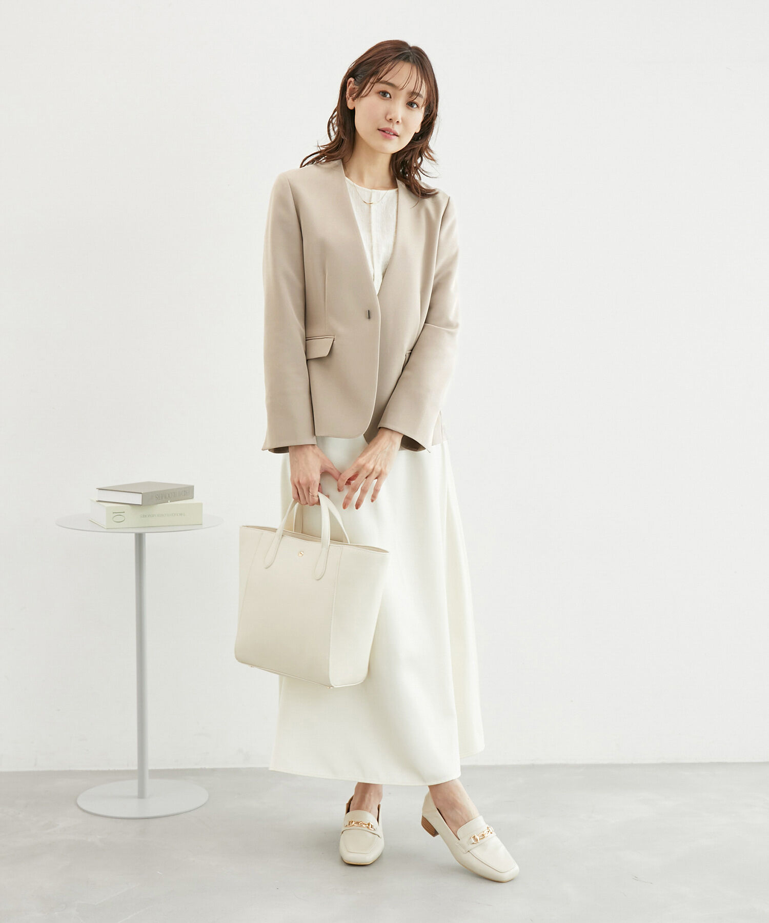 Rope&rsquo;Picnic「【一部店舗限定34-42サイズ】360&deg;ウルトラストレッチ/ノーラペルジャケット」|テーラードジャケット|