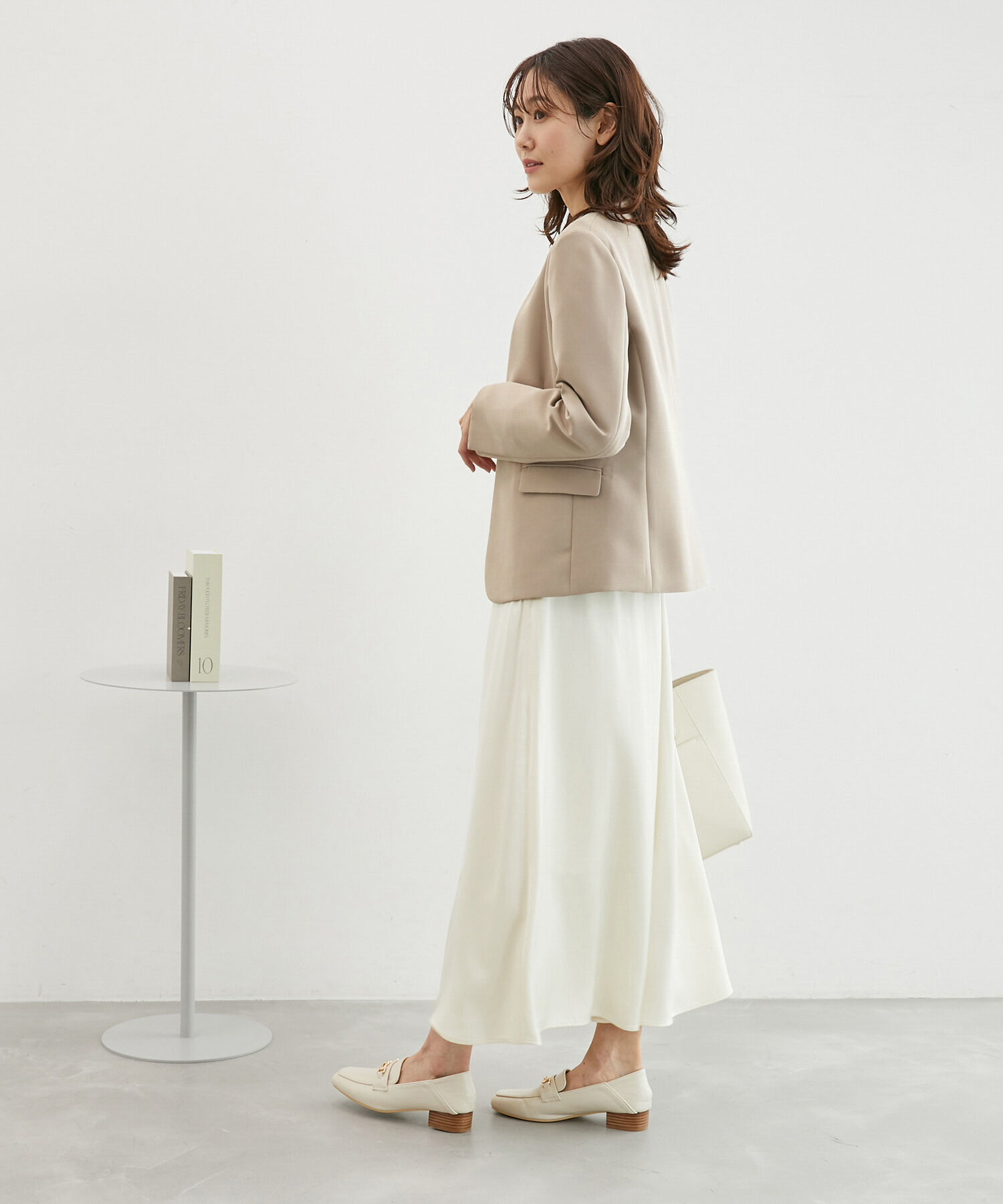 Rope&rsquo;Picnic「【一部店舗限定34-42サイズ】360&deg;ウルトラストレッチ/ノーラペルジャケット」|テーラードジャケット|