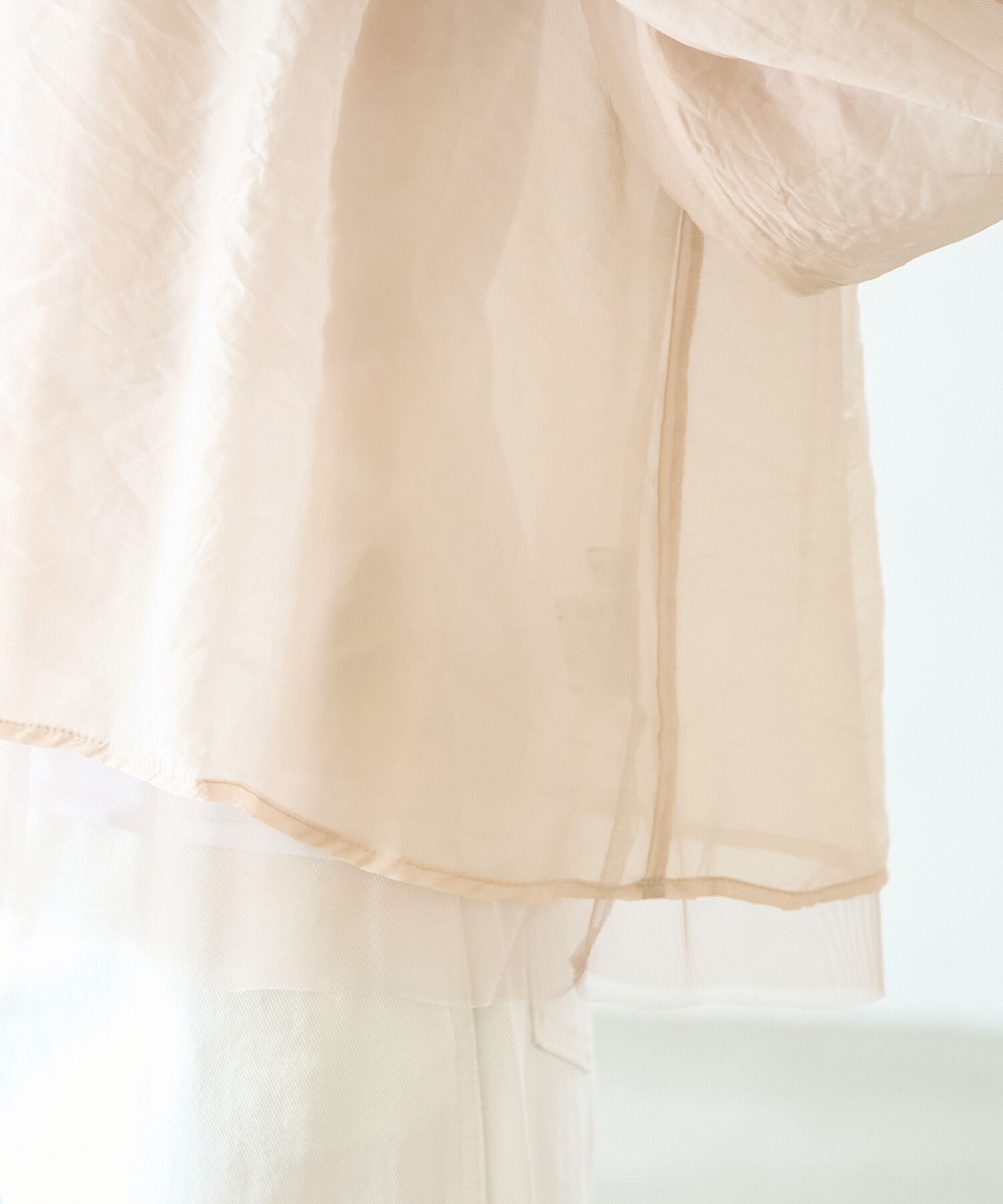 Rope&rsquo;Picnic「【emur/エミュール】シアーチュールレイヤードブラウス」|シャツ・ブラウス|