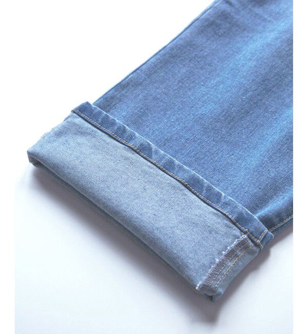 Rope&rsquo;Picnic「【ウエスト革命デニム】ウエストシェイプデニムストレートパンツ」|デニム|