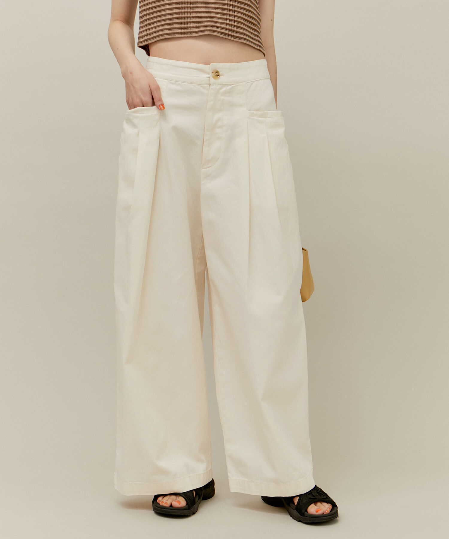 ROPE' PICNIC R「デザインポケットワイドパンツ」|その他|