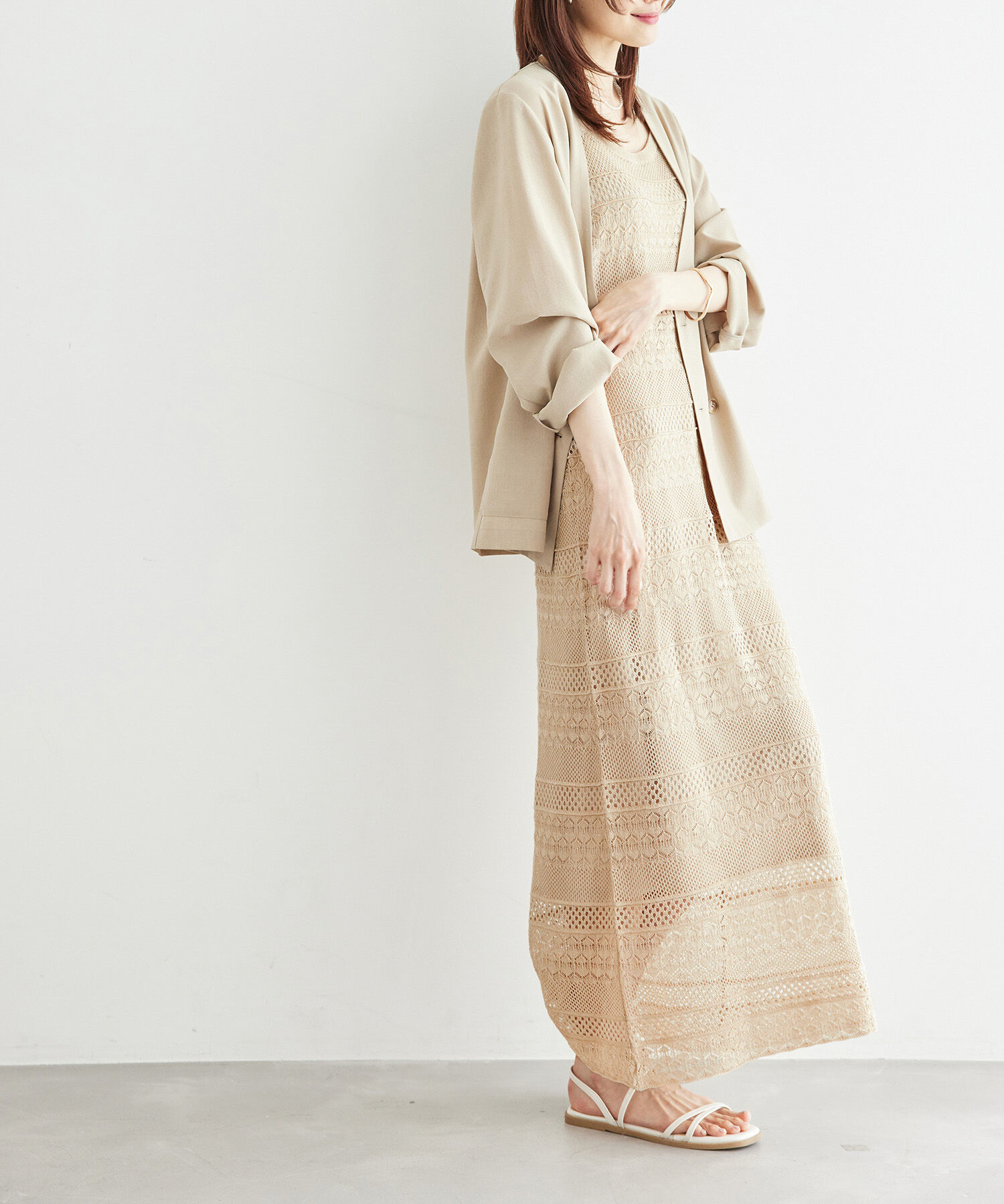 Rope&rsquo;Picnic「【emur/エミュール】シアーレースワンピース」|ワンピース|