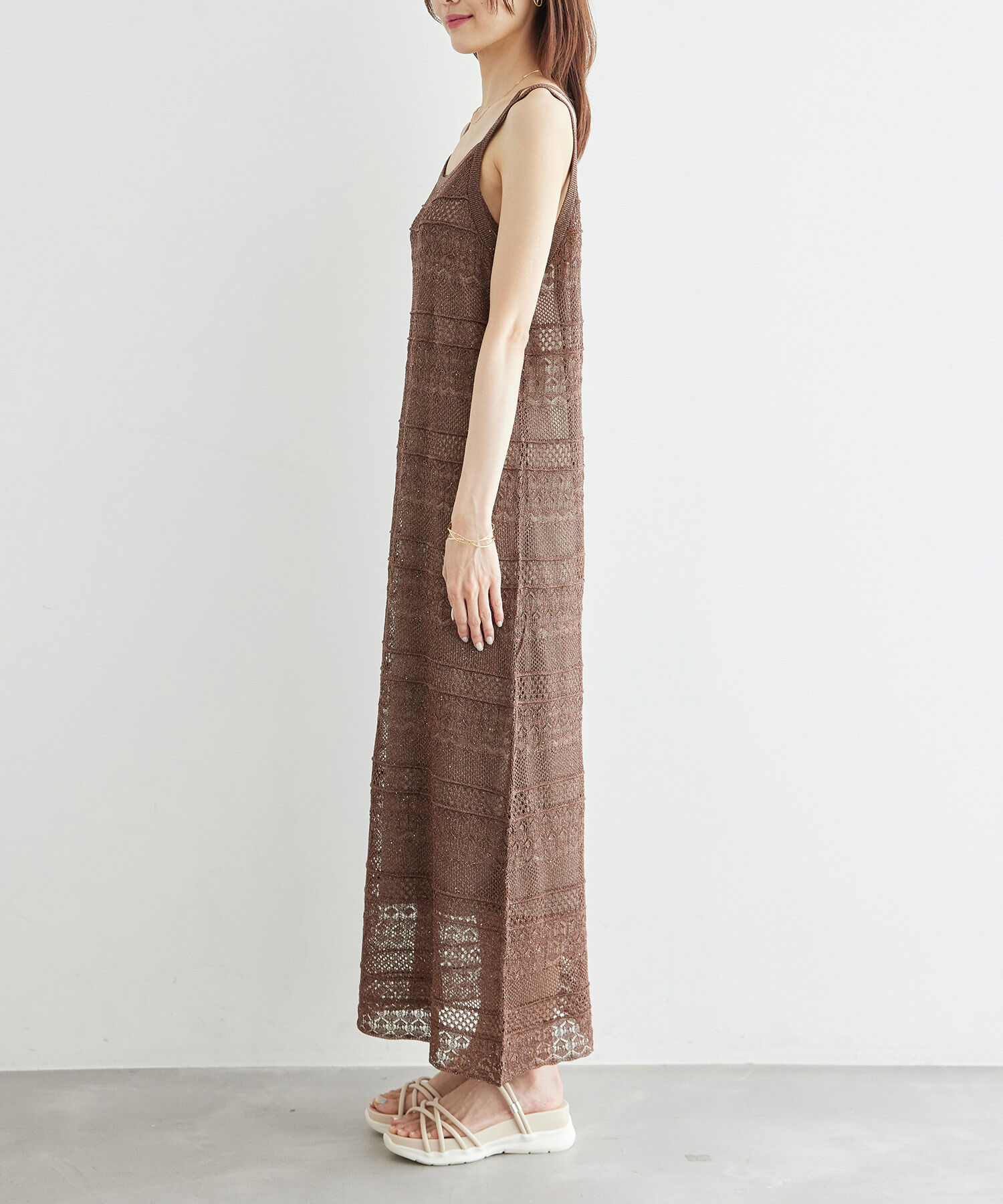 Rope&rsquo;Picnic「【emur/エミュール】シアーレースワンピース」|ワンピース|