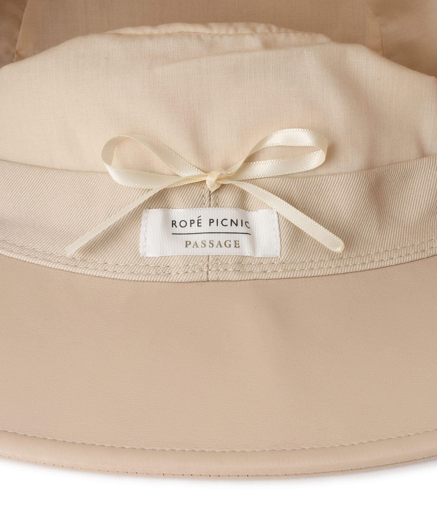 ROPE PICNIC PASSAGE「シンセティックレザーベルハット」|ハット|