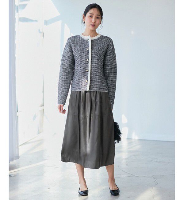 Rope&rsquo;Picnic「切り替えギャザーフレアスカート」|スカート|