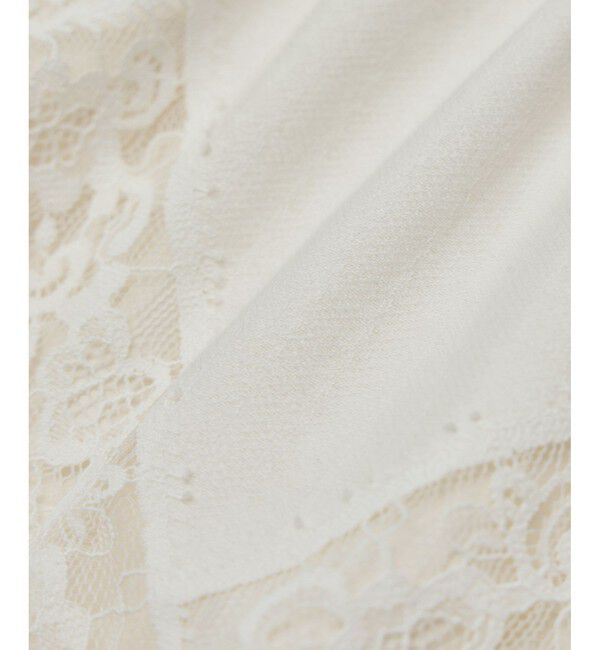 Rope&rsquo;Picnic「ダイアゴナルレーシースカート」|スカート|