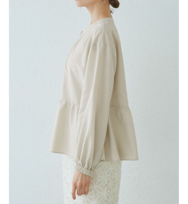 Rope&rsquo;Picnic「【紫外線+近赤外線カット】ペプラムカーディガンブルゾン」|ブルゾン・スタジャン|