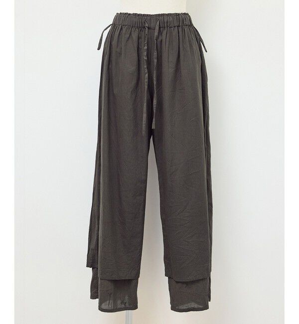 Rope&rsquo;Picnic「3D刺繍レースワイドパンツ/リンクコーデ」|チノ|