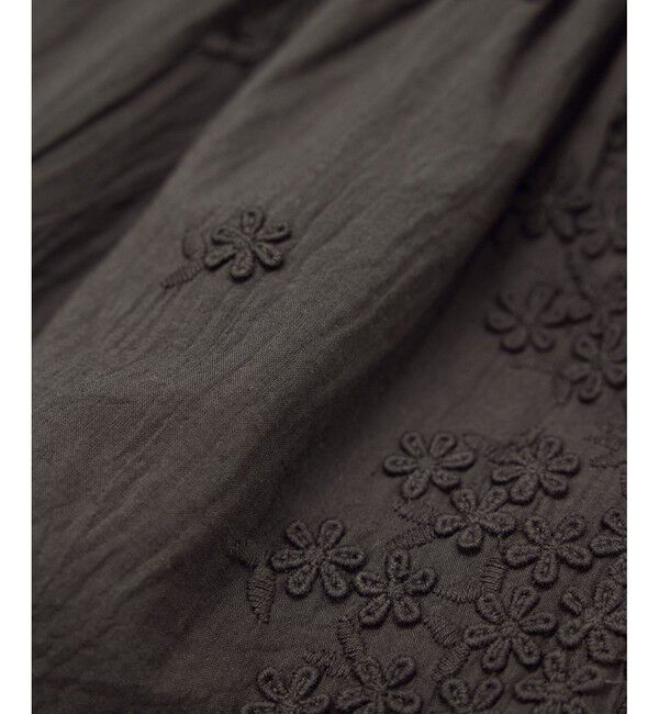 Rope&rsquo;Picnic「3D刺繍レースワイドパンツ/リンクコーデ」|チノ|