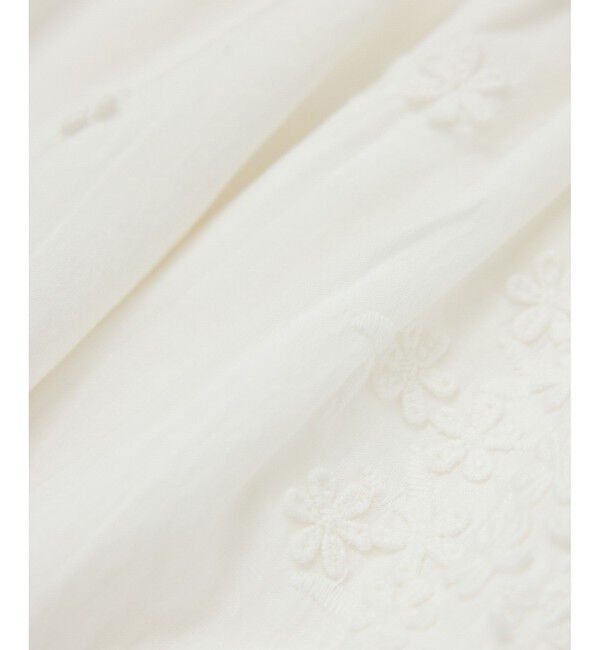 Rope&rsquo;Picnic「3D刺繍レースワイドパンツ/リンクコーデ」|チノ|