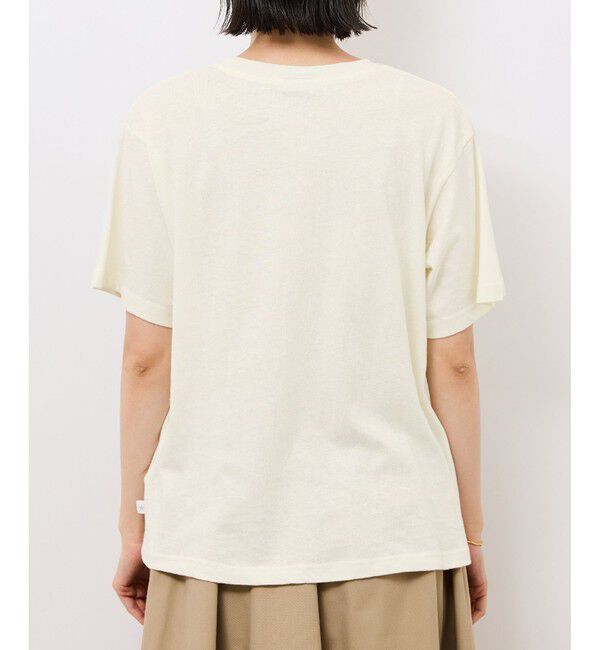 Rope&rsquo;Picnic「【CONVERSE/コンバース】ネップラスラブ天竺クラックプリントTシャツ」|Tシャツ・カットソー|