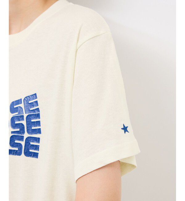 Rope&rsquo;Picnic「【CONVERSE/コンバース】ネップラスラブ天竺クラックプリントTシャツ」|Tシャツ・カットソー|