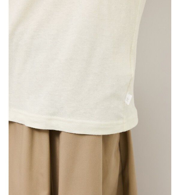 Rope&rsquo;Picnic「【CONVERSE/コンバース】ネップラスラブ天竺クラックプリントTシャツ」|Tシャツ・カットソー|