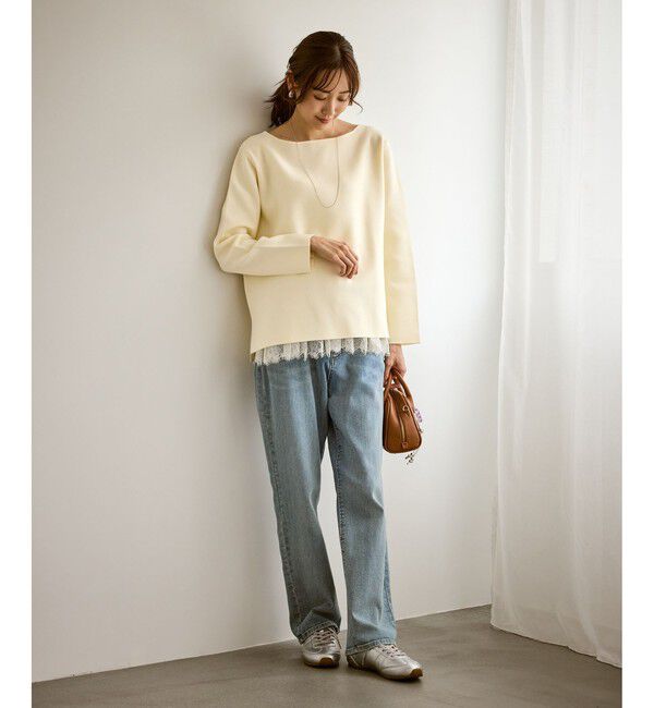 Rope&rsquo;Picnic「【洗濯機OK】ミラノリブニットプルオーバー」|ニット・セーター|